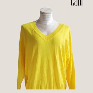 Cabi Sweater - Canary Yellow - Small